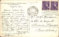 CPA Villeneuve les Avignon Gard Le fort St Andre 
