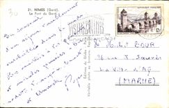 CPA Nimes Gard Le Pont du Gard 