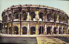 CPA Nimes Gard Les Arenes cote Ouest