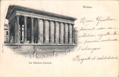 CPA Nimes La Maison Carree care 1900