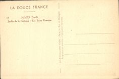 CPA La Douce France Nimes Gard Jardin de la Fontaine les Bains Romains 