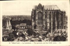 CPA Beauvais la Cathedrale vue generale cote sud XIII siecle 