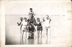 CARTE PHOTO Hommes Femmes Maillots de bain