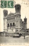 CPA Lyon Facade de Notre Dame de Fourviere 