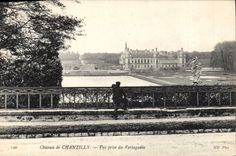 CPA Chateau de Chantilly vue prise du Vestugadin 