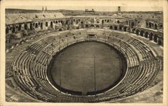 CPA Nimes Gard Interieur des Arenes 