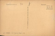 CPA Nimes Le Temple de Diane 