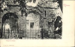 CPA Nimes Temple de Diane 
