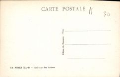 CPA Nimes Gard Interieur des Arenes 