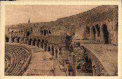 CPA Nimes Interieur des Arenes 