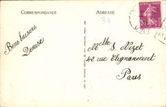 CPA Nimes Le Jardin de la Fontaine La Source et les Bains 