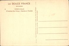 CPA La Douce France Nimes Gard L'Interieur des Arenes Galeries et Gradins 