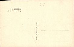 CPA Lourdes La Grotte et la Vierge 