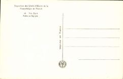 CPA Exposition des Chefs d'Oeuvre de la Pinacotheque de Munich Van Dyck Fulte en Egypte