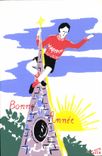 CPA Bonne annee