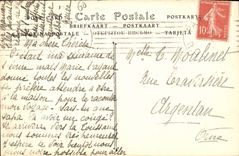 CPA Chateau de Chantilly cote nord ouest 