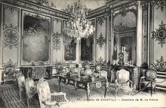 CPA Chateau de Chantilly Chambre de M Le Prince 