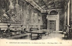 CPA Chateau de Chantilly la Galerie des Cerfs 