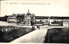 CPA Chantilly Vue generale prise de la Route des Lions 
