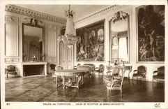 CPA Palais de Compiegne Salon de Reception de Marie Antoinette 