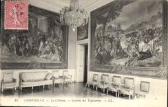 CPA Compiegne Le Chateau Galerie des Tapisseries 