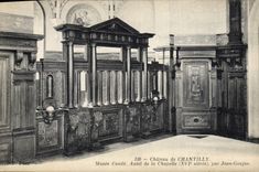 CPA Chateau de Chantilly Musee Conde Autel de la Chapelle 