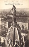 CPA Lyon Ancienne eglise de N D de Fourviere Statue de l'Imaculee Conception 