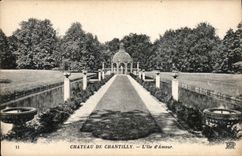 CPA Chateau de Chantilly L'Ile d'Amour 