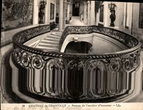 CPA Chateau de Chantilly Rampe de l'Escalier d'Honneur 