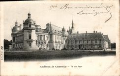 CPA Chateau de Chantilly Vu du Parc 