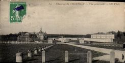 CPA Chateau de Chantilly Vue generale 