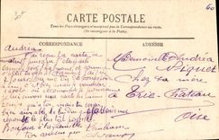 CPA Chateau de Chantilly Le Pont et L'Ile d'Amour 
