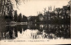 CPA Foret de Compiegne L'Etang de Sainte Perine 