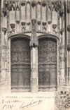 CPA Beauvais La Cathedrale Detail de la  porte 