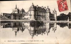 CPA Chantilly Le Chateau La Facade Nord Est 
