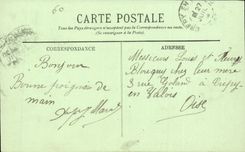 CPA Chantilly Le Chateau facade nord est 