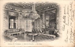 CPA Chateau de Compiegne Salon de Famille 