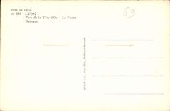 CPA Lyon Parc de la Tete d'Or Le Faune Dansant 