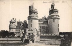CPA Chateau de Pierrefonds L'Entree 