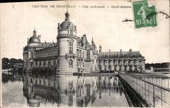 CPA Chateau de Chantilly Cote nord ouest 