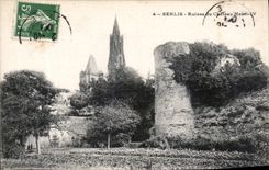 CPA Senlis Ruines du Chateau Henri IV 