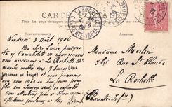 CARTE PHOTO Femme Etretal