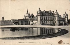 CPA Chateau de Chantilly Vue prise du Parterre 