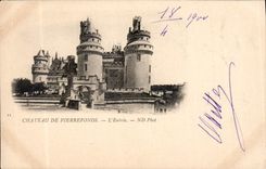 CPA Chateau de Pierrefonds L'Entree 