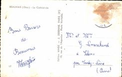CPA Beauvais Oise La Cathedrale 