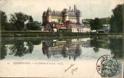 CPA Pierrefonds Le Chateau et le Lac 