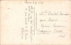 CPA Heureuse Annee Femme