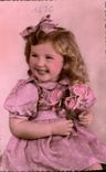 CPA Enfant Fleurs