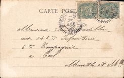 CPA L'Aubepine Femme