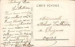 CPA Bonne Annee Homme